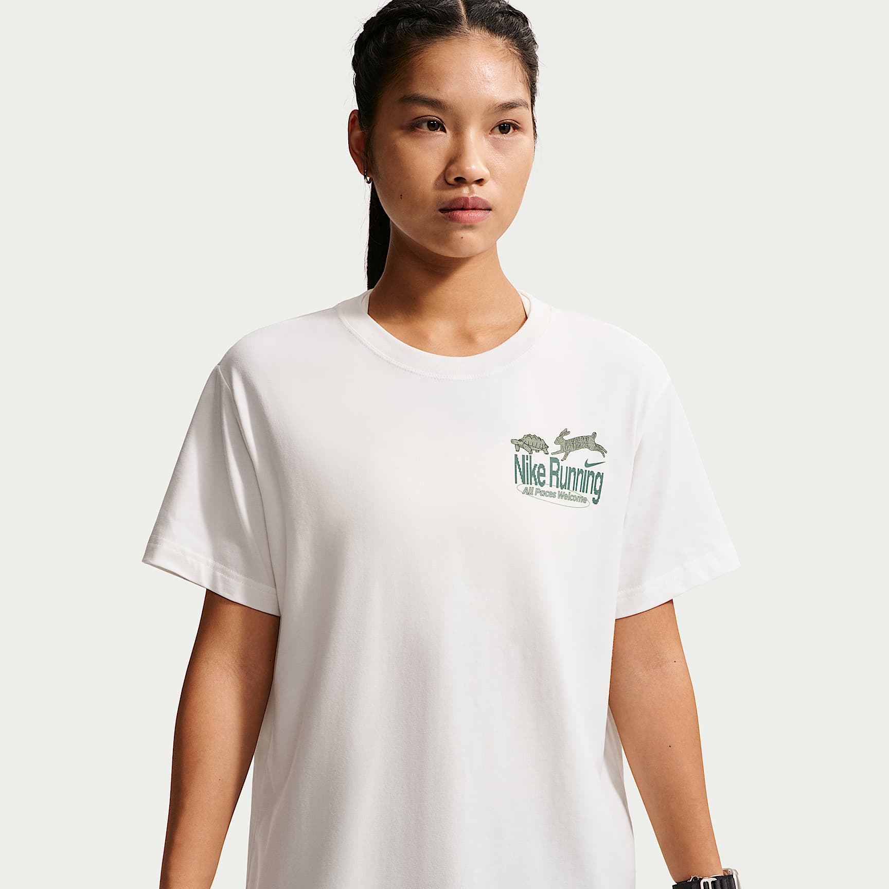 Nike Swift Women's Dri-FIT Oversized Running T-Shirt. Nike ID